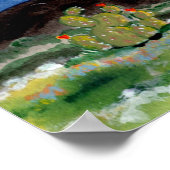 Varkens in Blanket Romantic Night Moon Poster Navy (Hoek)