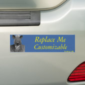 Varkens in business Suit  Bumpersticker (Op auto)