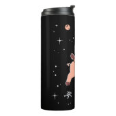 Varkens in de ruimte thermosbeker (Gedraaid links)