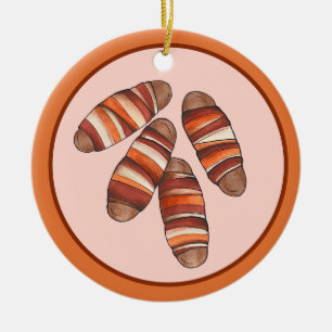 Varkens in Dekens Bacon Worst UK Brits Eten Keramisch Ornament