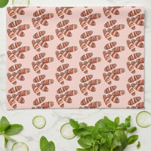 Varkens in Dekens Bacon Worst UK Brits Eten Theedoek (Gevouwen)