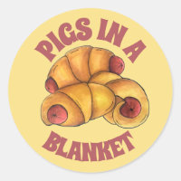 Varkens in een Blanket Crescent Roll Hot Dog Junk