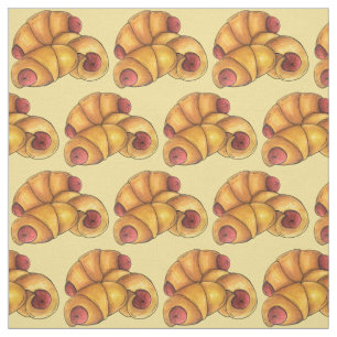 Varkens in een Blanket Crescent Roll Hot Dog Junk Stof