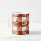 Varkens in een Mok van de Blanket Gingham Coffee (Voorkant links)