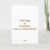 VARKENS KAART (Achterkant)