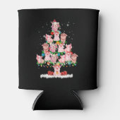 Varkens kerstboom blikjeskoeler (Voorkant)