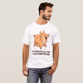 Varkens Kies iets vun-varkensovers T-shirt (Voorkant volledig)