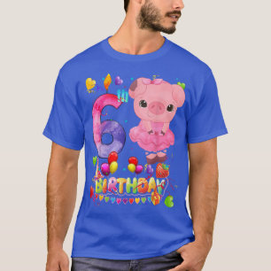Varkens Kinder 6 jaar oud varken 5 jaar oud T-shirt