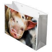 VARKENS LARGE CADEAUTASJE (Voorkant Gekanteld)