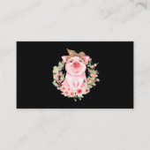 Varkens met luipaard visitekaartje (Voorkant)