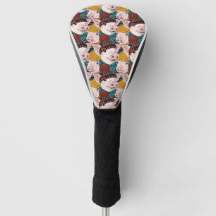Varkens met Petten patroon Golfheadcover