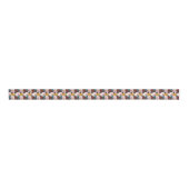 Varkens met Petten patroon Grosgrain Lint (Voorkant)
