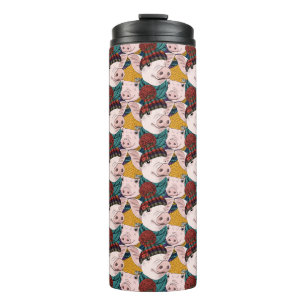 Varkens met Petten patroon Thermosbeker