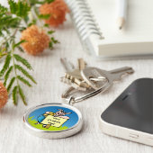 Varkens met teken sleutelhanger (Zijkant)