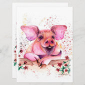 Varkens met ventilator | Kunstontwerp | Art Gift (Voorkant / Achterkant)