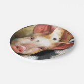 VARKENS PAPIEREN BORDJE (Gekanteld)