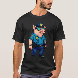 Varkens Politieagent Varken T-shirt