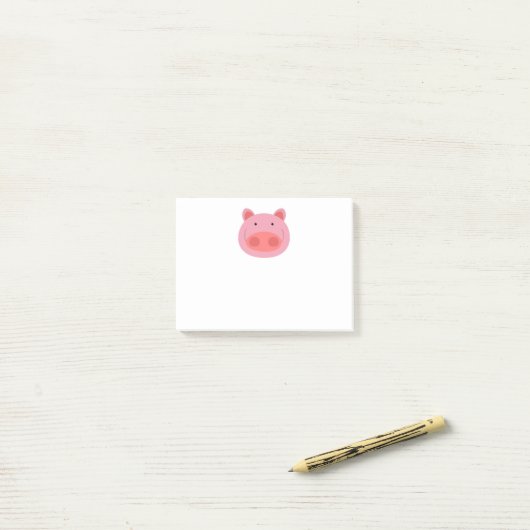 Varkens Post-it® Notes (Op bureau)