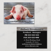 Varkens Professional Visitekaartje (Voorkant / Achterkant)