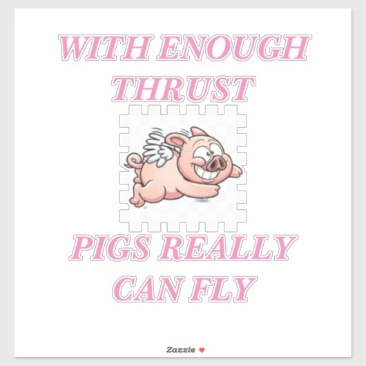 VARKENS STICKER (Vel)