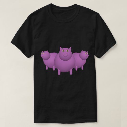 Varkens T-shirt (Design voorkant)