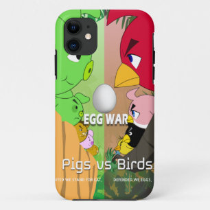 Varkens versus vogels Deel3. Eioorlog/parodie iPhone 11 Hoesje