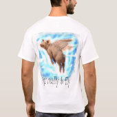 Varkens vliegen - ! t-shirt (Achterkant)