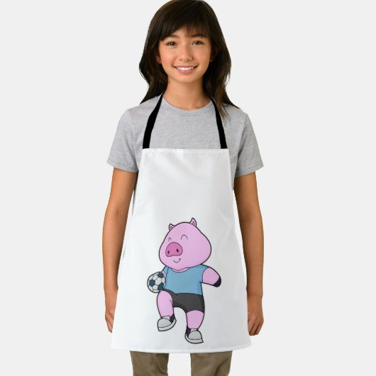 Varkens Voetbal Soccer Schort (Insitu)