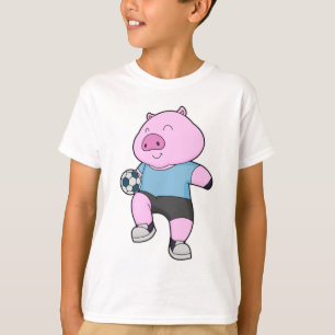 Varkens Voetbal Soccer T-shirt