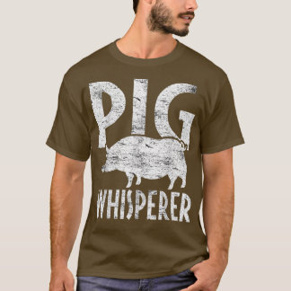 Varkens Whisperer Animal Farmer Boerderij Boerder T-shirt