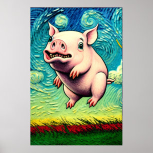 Varkens Will Fly Poster