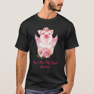 Varkens zijn mijn gedistilleerde dieren, varkens e t-shirt