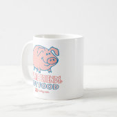 Varkens zijn vrienden-Mok Koffiemok (Voorkant links)