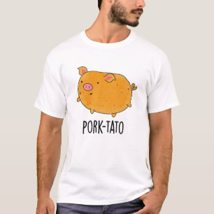 Varkensaardappel Grappige aardappel Pun T-shirt