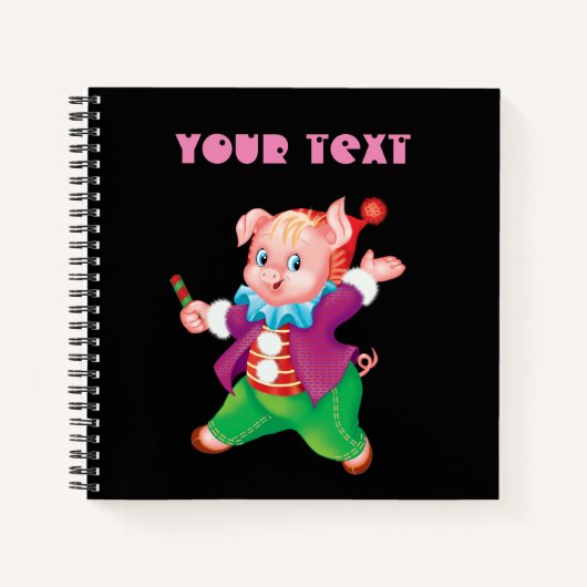 varkensachtig notitieboek (Voorkant)