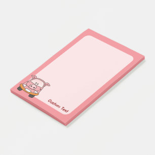 Varkensauto Cartoon Post-it® Notes