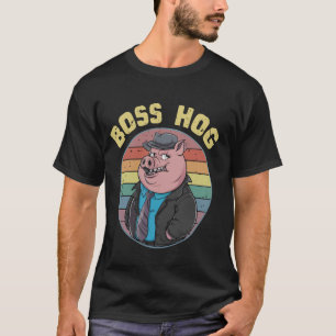 Varkensbaas Funny Swine Kostuum Dier Cool Varkens T-shirt