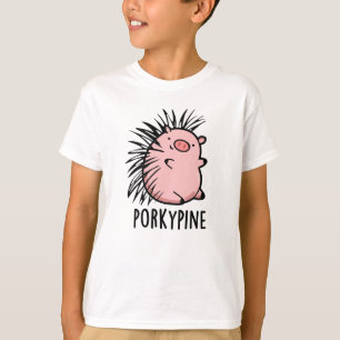 Varkensborstelige Grappige Stekelvarken Varken Woo T-shirt
