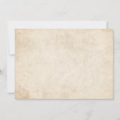  varkensbraaduitnodigingen (ticketstijl) kaart (Achterkant)