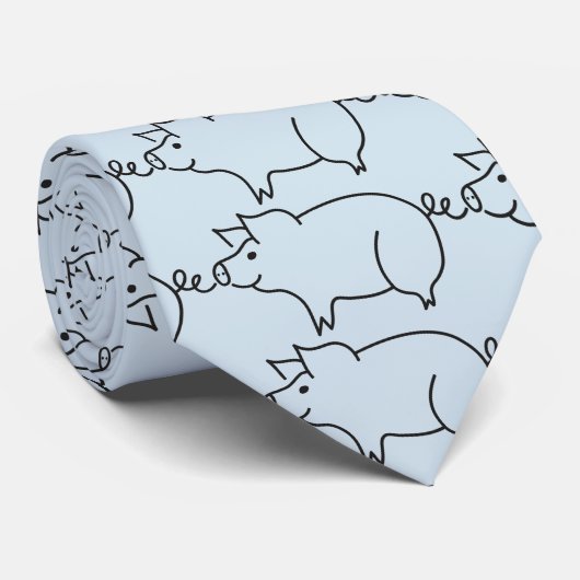 Varkensdier Thunder_Cove Stropdas (Opgerold)