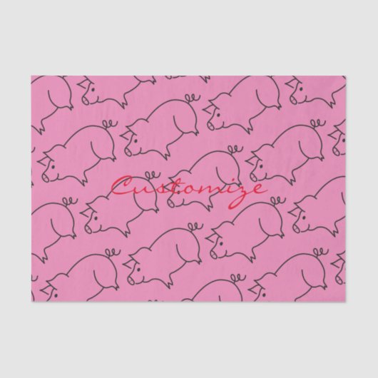 Varkensdier Thunder_Cove Tissuepapier (Voorkant)