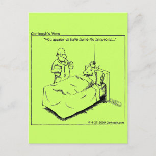 Varkensgriep Briefkaart
