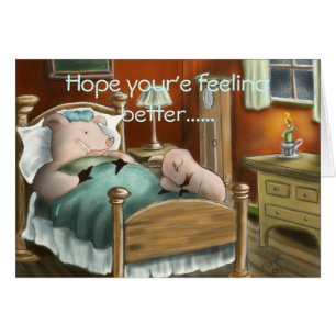 Varkensgriep, hoop dat je je beter voelt......