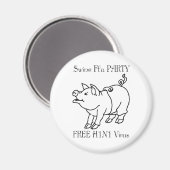 VARKENSGRIEPFEEST MAGNEET (Voorkant / Achterkant)