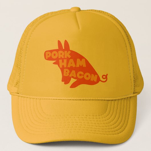 varkensham bacon trucker pet (Voorkant)