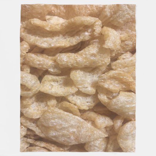 Varkensharen Fleece Deken (Voorkant)