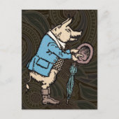 Varkensjas Piggy Schattige Formal Antiek Briefkaart (Voorkant)