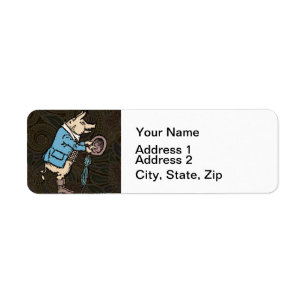 Varkensjas Piggy Schattige Formal Antiek Etiket