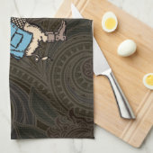Varkensjas Piggy Schattige Formal Antiek Theedoek (Quarter Fold)