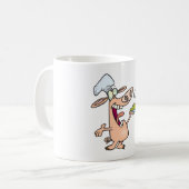 Varkenskaas met voedsel koffiemok (Voorkant links)